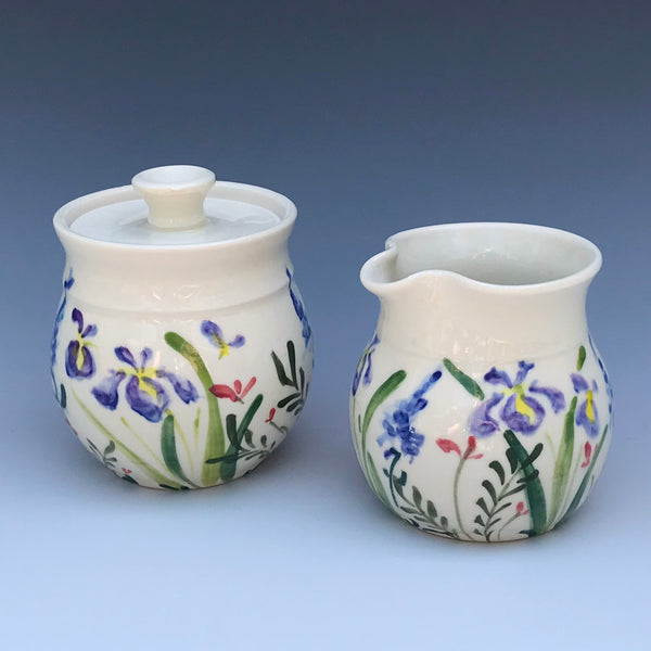 Sugar Bowl and Creamer