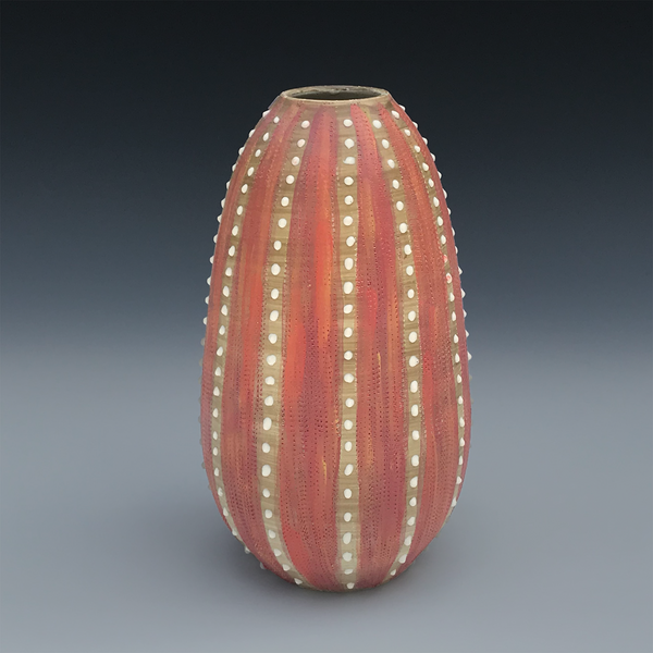Red Urchin Vases