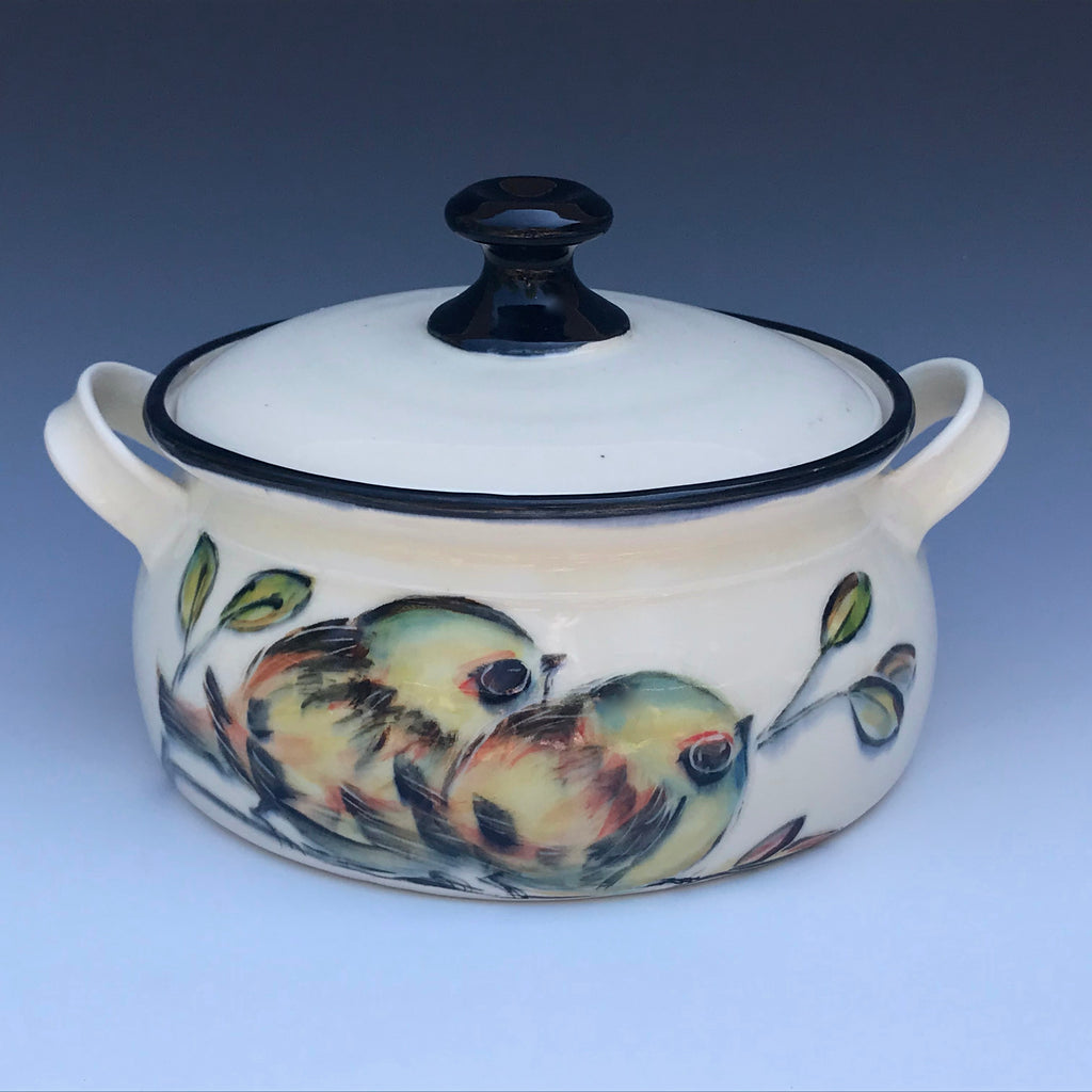 Covered Casserole, Covered Baking Dish – Rocky Broome Porcelain Pottery