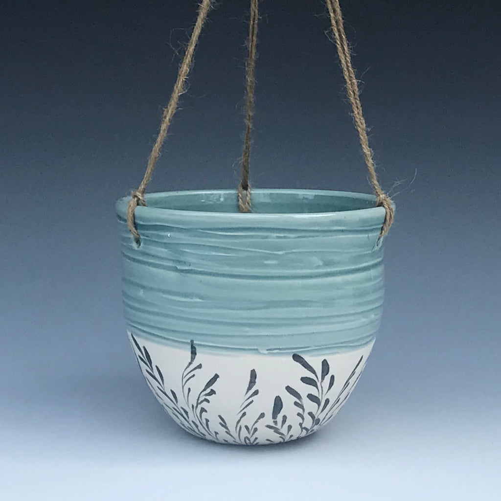 hanging bird planter Bird Hanging Planter – Rocky Broome Porcelain Pottery